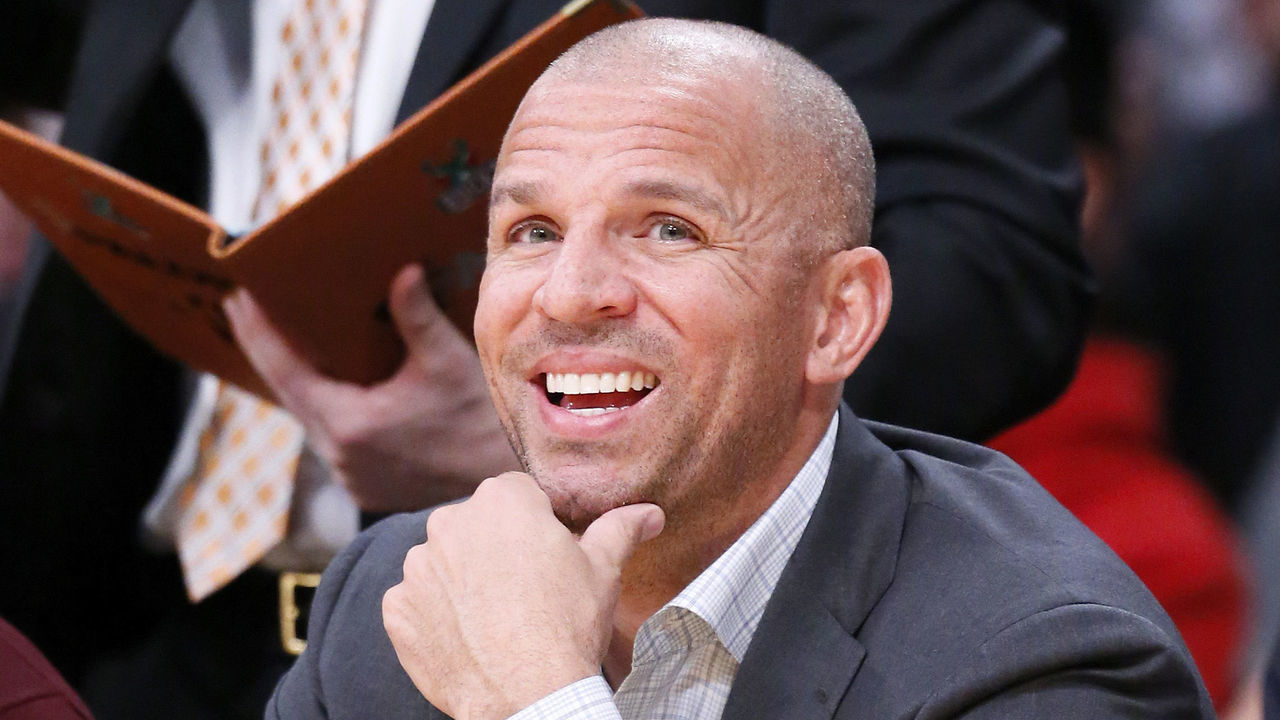 LOS ANGELES, CA - FEBRUARY 27: Head Coach Jason Kidd of the Milwaukee Bucks looks on during the game against the Los Angeles Lakers on February 27, 2015 at STAPLES Center in Los Angeles, California. NOTE TO USER: User expressly acknowledges and agrees that, by downloading and/or using this Photograph, user is consenting to the terms and conditions of the Getty Images License Agreement. Mandatory Copyright Notice: Copyright 2015 NBAE