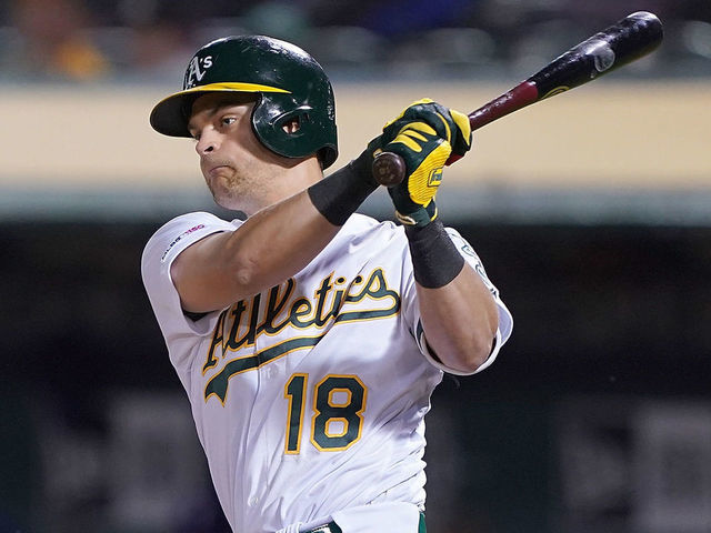 Oakland Athletics beat Rangers on Khris Davis walk-off walk