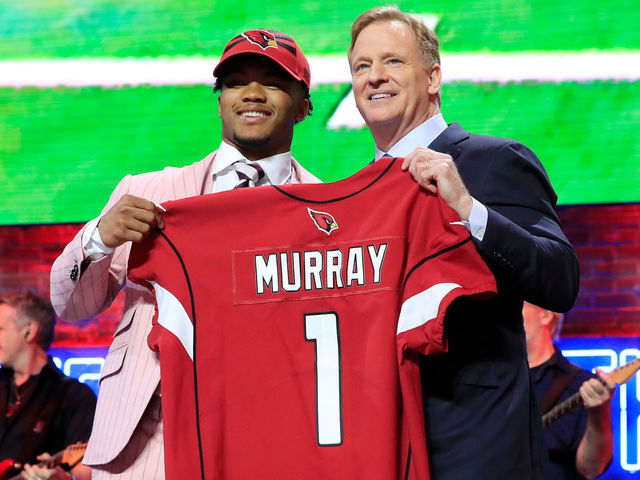 NFL commissioner Roger Goodell poses with quarterback Kyler Murray News  Photo - Getty Images