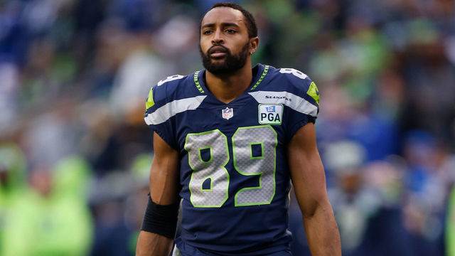 SEATTLE, WA - DECEMBER 2: Doug Baldwin #89 of the Seattle Seahawks stands on the field during the game against the San Francisco 49ers at CenturyLink Field on December 2, 2018 in Seattle, Washington. The Seahawks defeated the 49ers 43-16.
