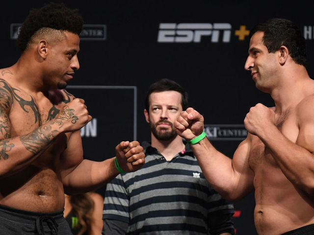 Greg Hardy makes UFC debut, gets disqualified minutes later for