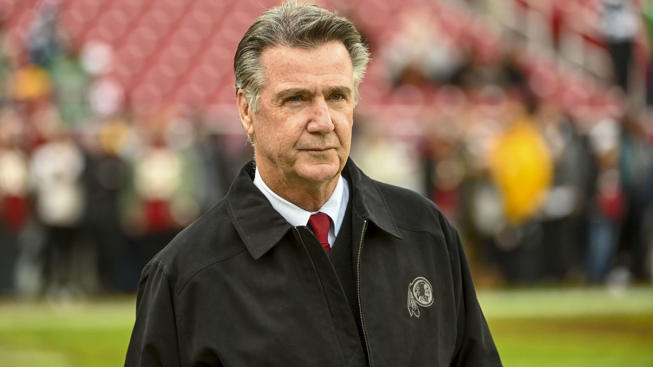LANDOVER, MD - DECEMBER 30: Washington Redskins team president Bruce Allen walks the field before a game between the Redskins and the Philadelphia Eagles at FedEx Field.