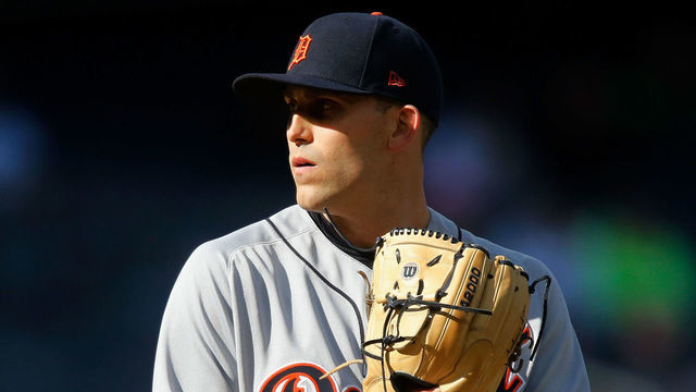 NEW YORK, NY - APRIL 03: (NEW YORK DAILIES OUT) Matthew Boyd #48 of the Detroit Tigers in action against the New York Yankees at Yankee Stadium on April 3, 2019 in the Bronx borough of New York City. The Tigers defeated the Yankees 2-1.