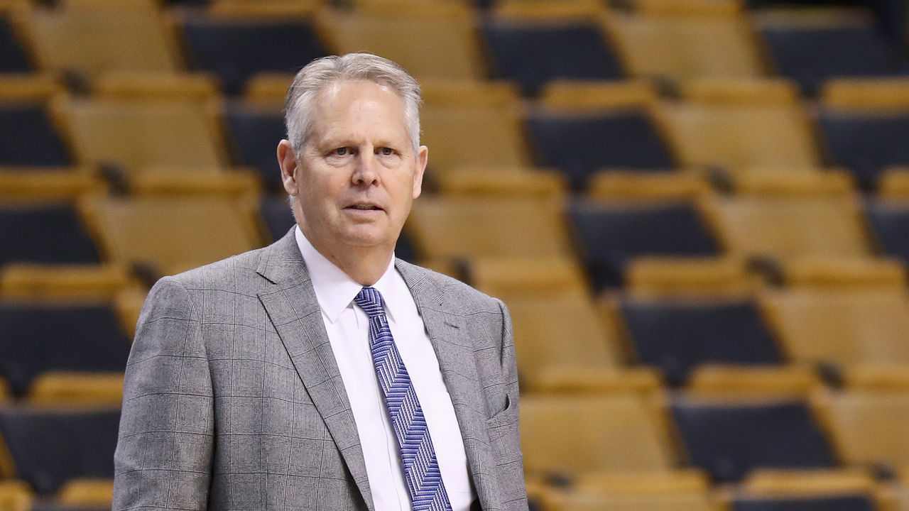 BOSTON, MA - FEBRUARY 14: Boston Celtics General Manager Danny Ainge looks on before action between the Boston Celtics and the LA Clippers at TD Garden on February 14, 2018 in Boston, Massachusetts.