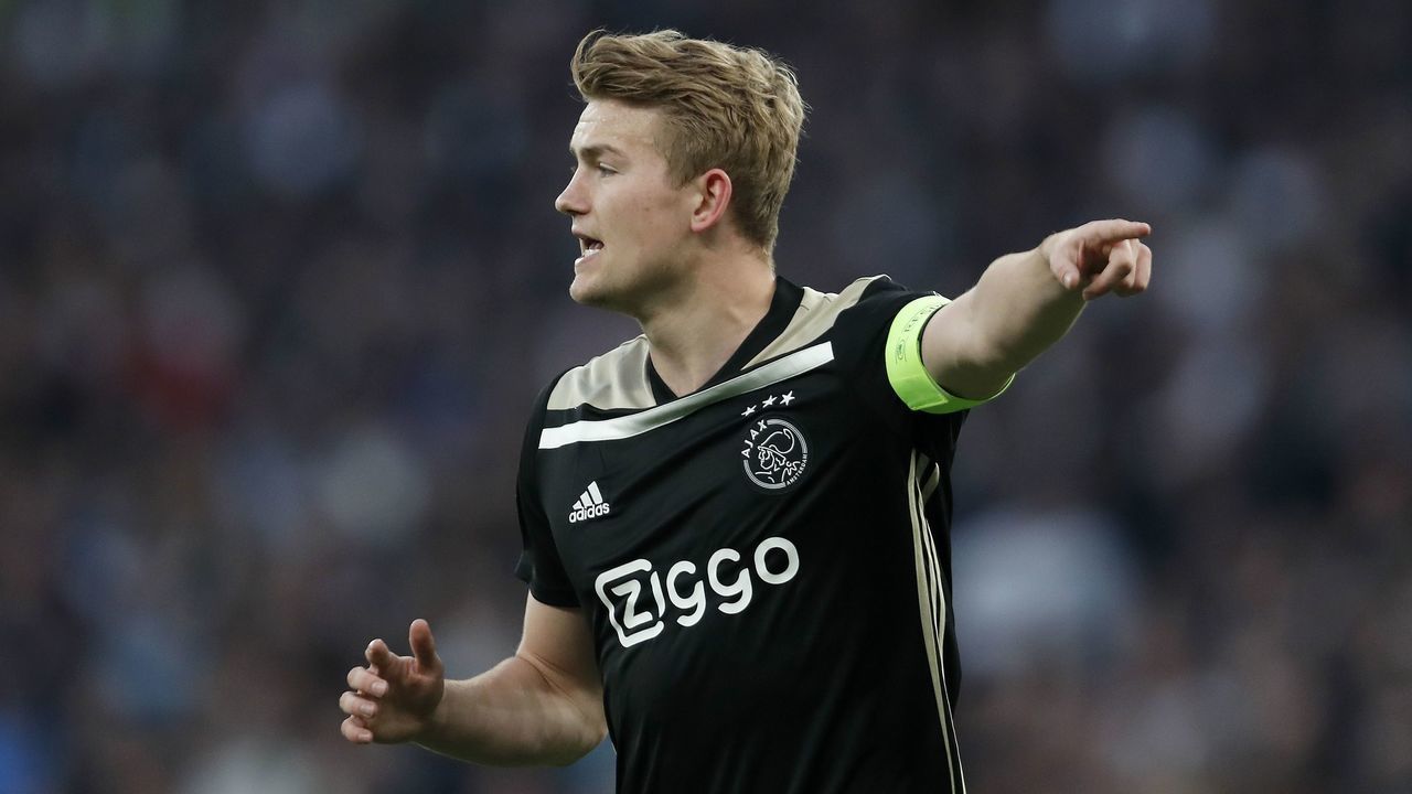 Matthijs de Ligt of Ajax during the UEFA Champions League semi final match between Tottenham Hotspur FC and Ajax Amsterdam at the Tottenham Hotspur stadium on April 30, 2019 in London, United Kingdom