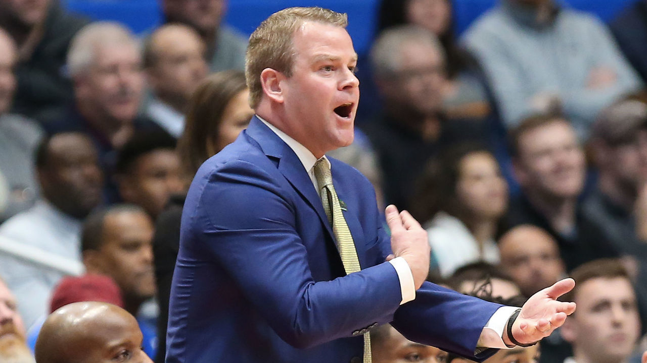 HARTFORD, CT - MARCH 21: Marquette Golden Eagles head coach Steve Wojciechowski during the basketball game between Murray State Racers and Marquette Golden Eagles on March 21, 2019, at the XL Center in Hartford, CT.