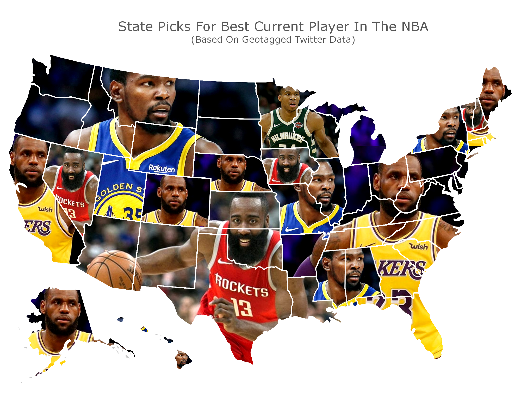 Twitter map shows LeBron still considered NBA's best current player