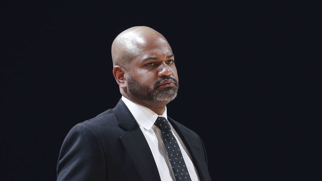 MEMPHIS, TN - MARCH 23: Head coach J.B. Bickerstaff of the Memphis Grizzlies looks on during the game against the Minnesota Timberwolves at FedExForum on March 23, 2019 in Memphis, Tennessee. Minnesota won 112-99. NOTE TO USER: User expressly acknowledges and agrees that, by downloading and or using the photograph, User is consenting to the terms and conditions of the Getty Images License Agreement.