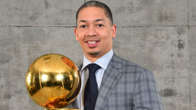 OAKLAND, CA - JUNE 19: Tyronn Lue of the Cleveland Cavaliers poses for a portrait after winning the NBA Championship against the Golden State Warriors during the 2016 NBA Finals Game Seven on June 19, 2016 at ORACLE Arena in Oakland, California. Mandatory Copyright Notice: Copyright 2016 NBAE