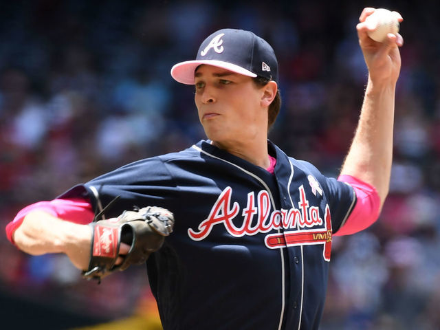 Max Fried of the Atlanta Braves delivers the pitch against the News  Photo - Getty Images