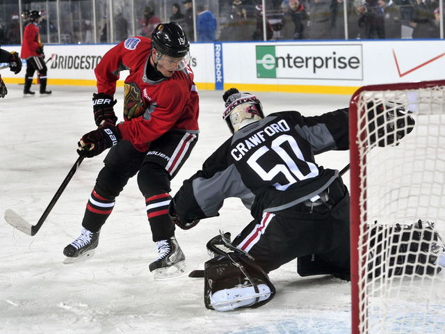 PHOTO: Was the Blackhawks' Winter Classic jersey leaked by a sports bar?
