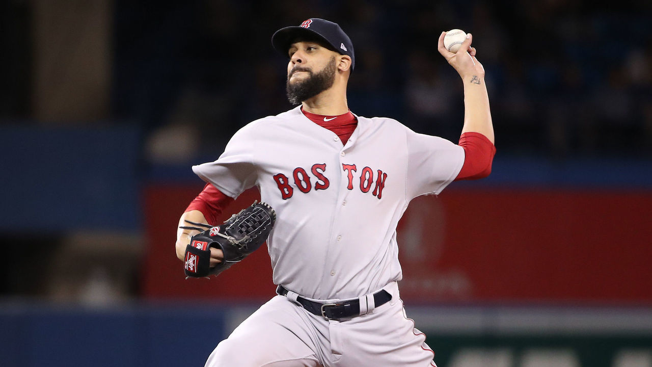 TORONTO, ON - MAY 20: David Price #10 of the Boston Red Sox delivers a pitch in the first inning during MLB game action against the Toronto Blue Jays at Rogers Centre on May 20, 2019 in Toronto, Canada.