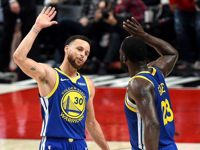 Curry, Draymond 1st teammates with tripledoubles in same