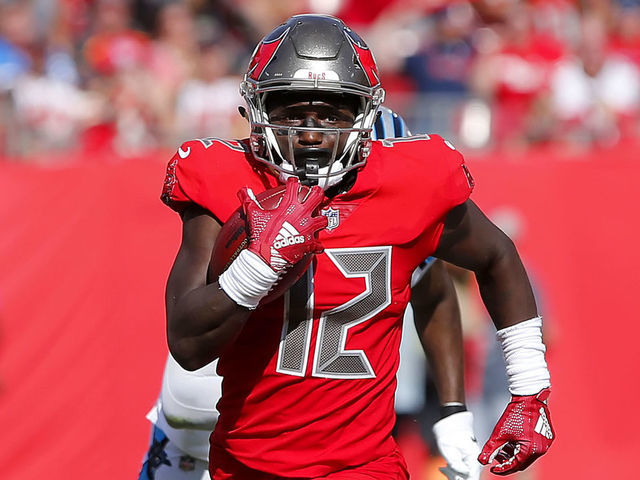 Godwin unsure if Brady will request No. 12 with Bucs