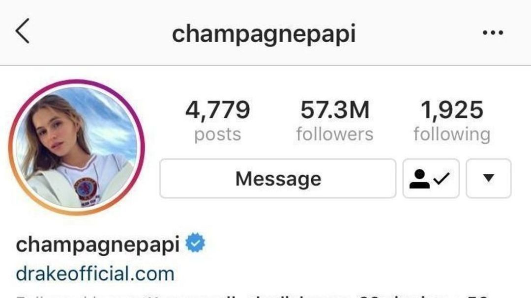 Drake responds to Mallory Edens by making her his Instagram avatar