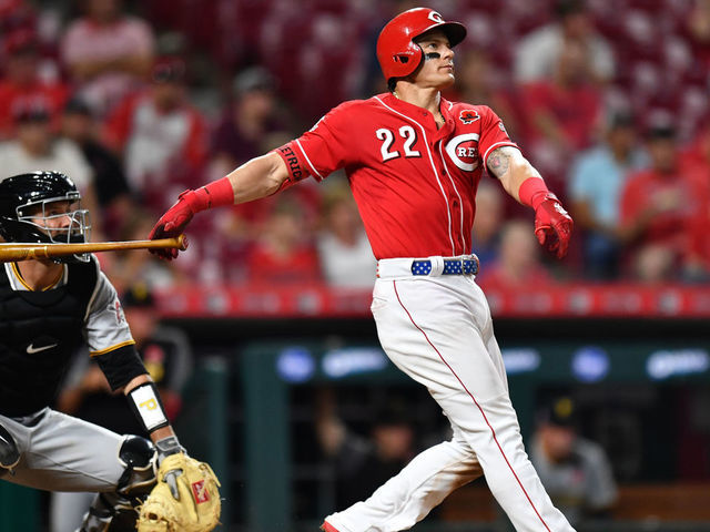 Watch: Derek Dietrich pimped this home run so hard