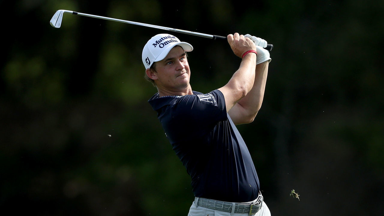 PONTE VEDRA BEACH, FLORIDA - MARCH 15: Bud Cauley of the United States plays his second shot on the par 4, 14th hole during the second round of the 2019 Players Championship held on the Stadium Course at TPC Sawgrass on March 15, 2019 in Ponte Vedra Beach, Florida.