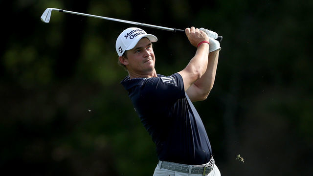PONTE VEDRA BEACH, FLORIDA - MARCH 15: Bud Cauley of the United States plays his second shot on the par 4, 14th hole during the second round of the 2019 Players Championship held on the Stadium Course at TPC Sawgrass on March 15, 2019 in Ponte Vedra Beach, Florida.