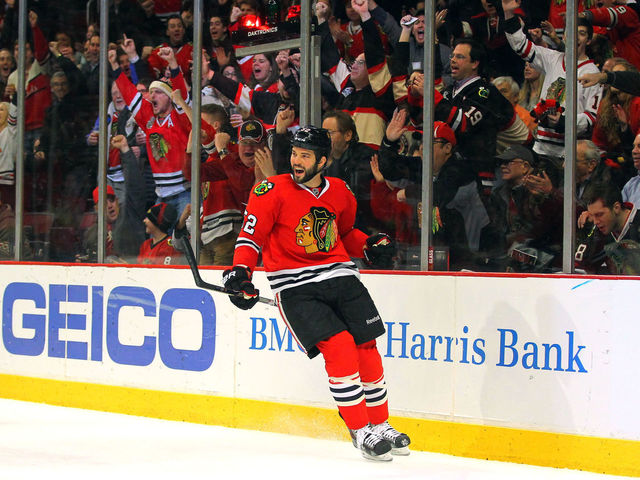 Blackhawks sign F Brandon Bollig to three year extension
