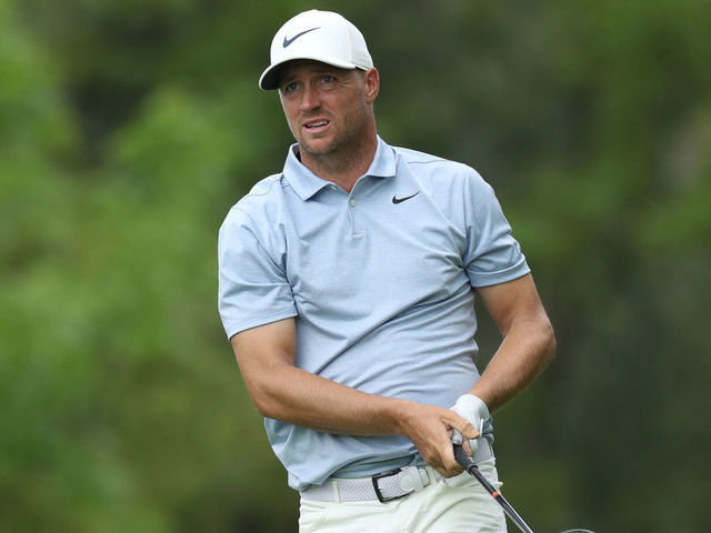 FARMINGDALE, NEW YORK - MAY 17: Alex Noren of Sweden plays his tee shot on the 13th hole during the second round of the 2019 PGA Championship on the Black Course at Bethpage State Park on May 17, 2019 in Farmingdale, New York.