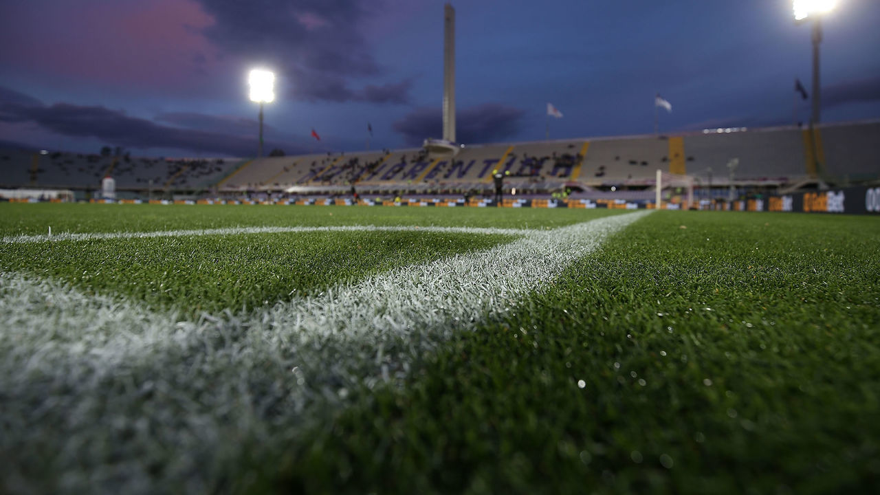 FLORENCE, ITALY - APRIL 29: General view during the Serie A match between ACF Fiorentina and US Sassuolo at Stadio Artemio Franchi on April 29, 2019 in Florence, Italy.