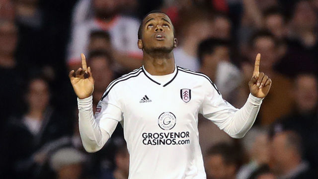 Fulham's Ryan Sessegnon celebrates scoring his side's first goal of the game during the Sky Bet Championship Playoff match at Craven Cottage, London.