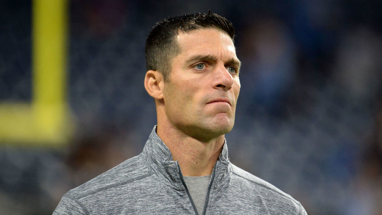 DETROIT, MI - AUGUST 25, 2017: Director of player personnel Nick Caserio of the New England Patriots walks onto the field prior to a preseason game on August 25, 2017 against the Detroit Lions at Ford Field in Detroit, Michigan. New England won 30-28. (Photo by: 2017 Nick Cammett/Diamond Images/Getty Images)