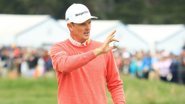 PEBBLE BEACH, CALIFORNIA - JUNE 13: Justin Rose of England reacts to a putt on the sixth green during the first round of the 2019 U.S. Open at Pebble Beach Golf Links on June 13, 2019 in Pebble Beach, California.