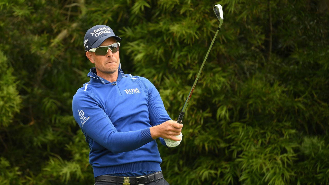 PEBBLE BEACH, CALIFORNIA - JUNE 15: Henrik Stenson of Sweden plays a shot from the 12th tee during the third round of the 2019 U.S. Open at Pebble Beach Golf Links on June 15, 2019 in Pebble Beach, California.