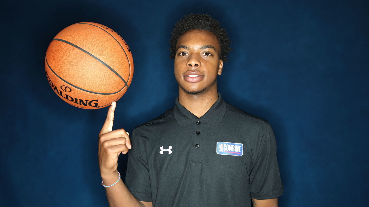 CHICAGO, IL - MAY 14: Darius Garland poses for a portrait at the 2019 NBA Draft Combine on May 14, 2019 at the Chicago Hilton in Chicago, Illinois. NOTE TO USER: User expressly acknowledges and agrees that, by downloading and/or using this photograph, user is consenting to the terms and conditions of the Getty Images License Agreement. Mandatory Copyright Notice: Copyright 2019 NBAE