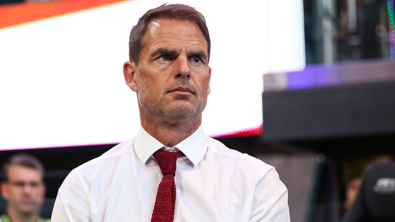 ATLANTA, GA - MAY 29: Frank de Boer, head coach of Atlanta United looks on during the game between Atlanta United and Minnesota United FC at Mercedes-Benz Stadium on May 29, 2019 in Atlanta, Georgia.