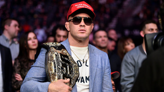 LAS VEGAS, NEVADA - MARCH 02: UFC welterweight Colby Covington is seen during the UFC 235 event at T-Mobile Arena on March 2, 2019 in Las Vegas, Nevada.