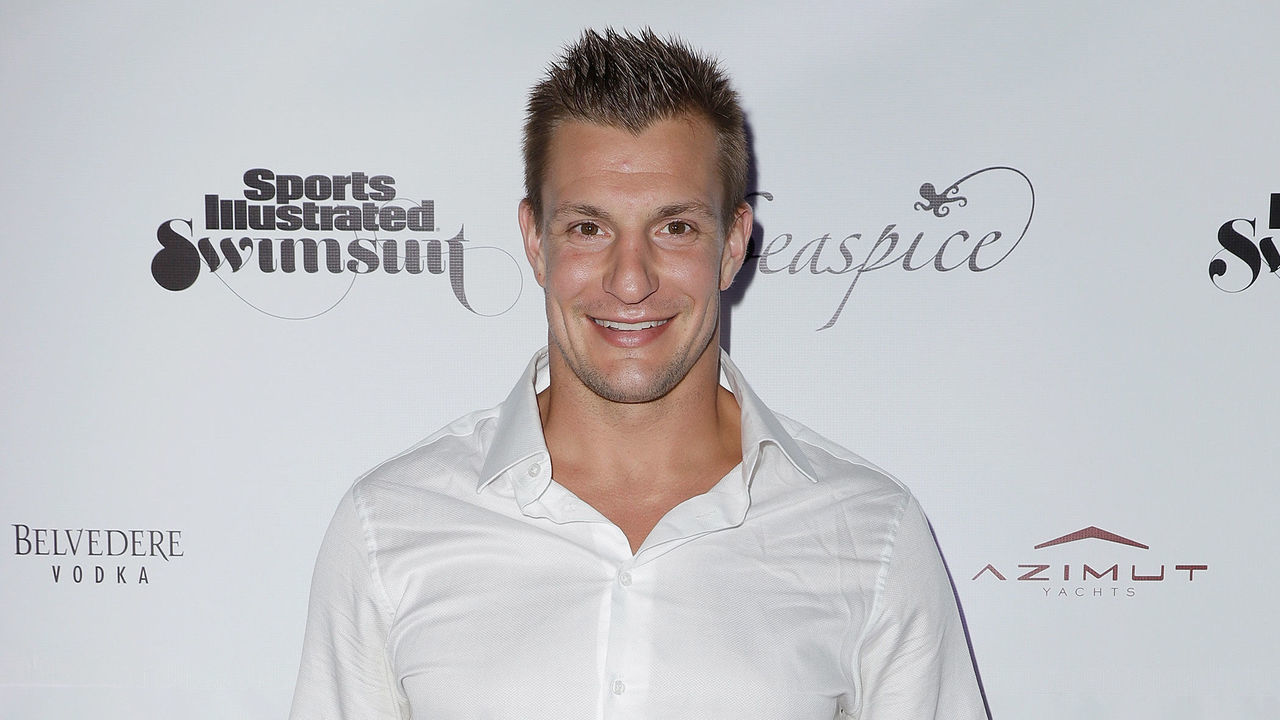MIAMI, FL - MAY 10: Rob Gronkowski attends the Sports Illustrated Swimsuit 2019 Issue Launch at Seaspice on May 10, 2019 in Miami, Florida.