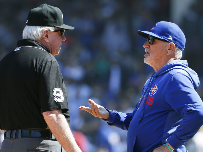 Maddon fuming at faninterference call after Cubs loss