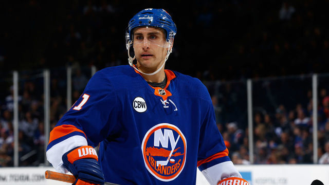 UNIONDALE, NY - FEBRUARY 02: Valtteri Filppula #51 of the New York Islanders skates against the Los Angeles Kings at NYCB Live's Nassau Coliseum on February 2, 2019 in Uniondale, New York. New York Islanders defeated the Los Angeles Kings 4-2.