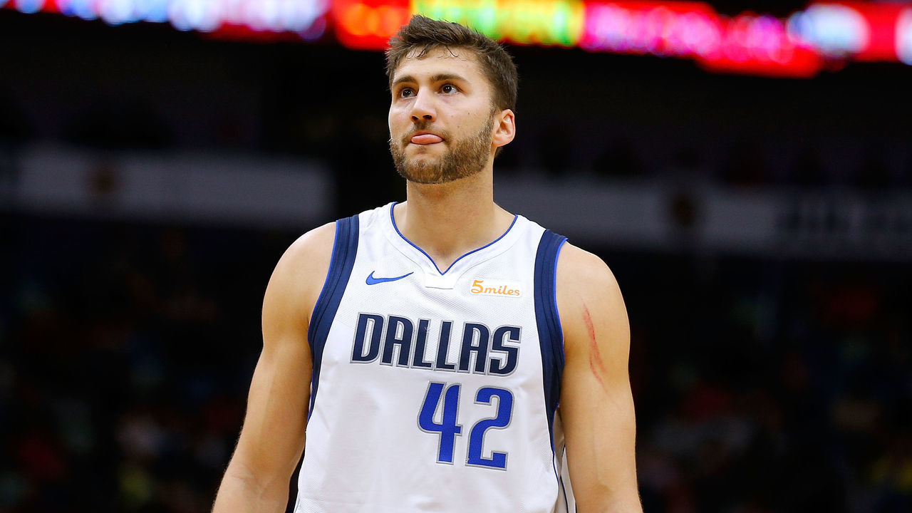 NEW ORLEANS, LOUISIANA - DECEMBER 28: Maximilian Kleber #42 of the Dallas Mavericks reacts during a game against the New Orleans Pelicans at the Smoothie King Center on December 28, 2018 in New Orleans, Louisiana.