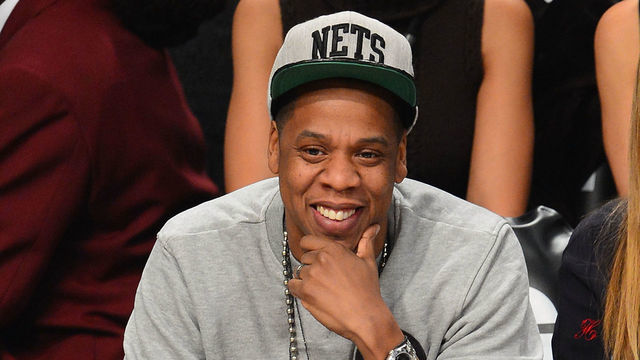 NEW YORK, NY - NOVEMBER 26: Jay-Z attends the New York Knicks vs Brooklyn Nets game at Barclays Center on November 26, 2012 in the Brooklyn borough of New York City.