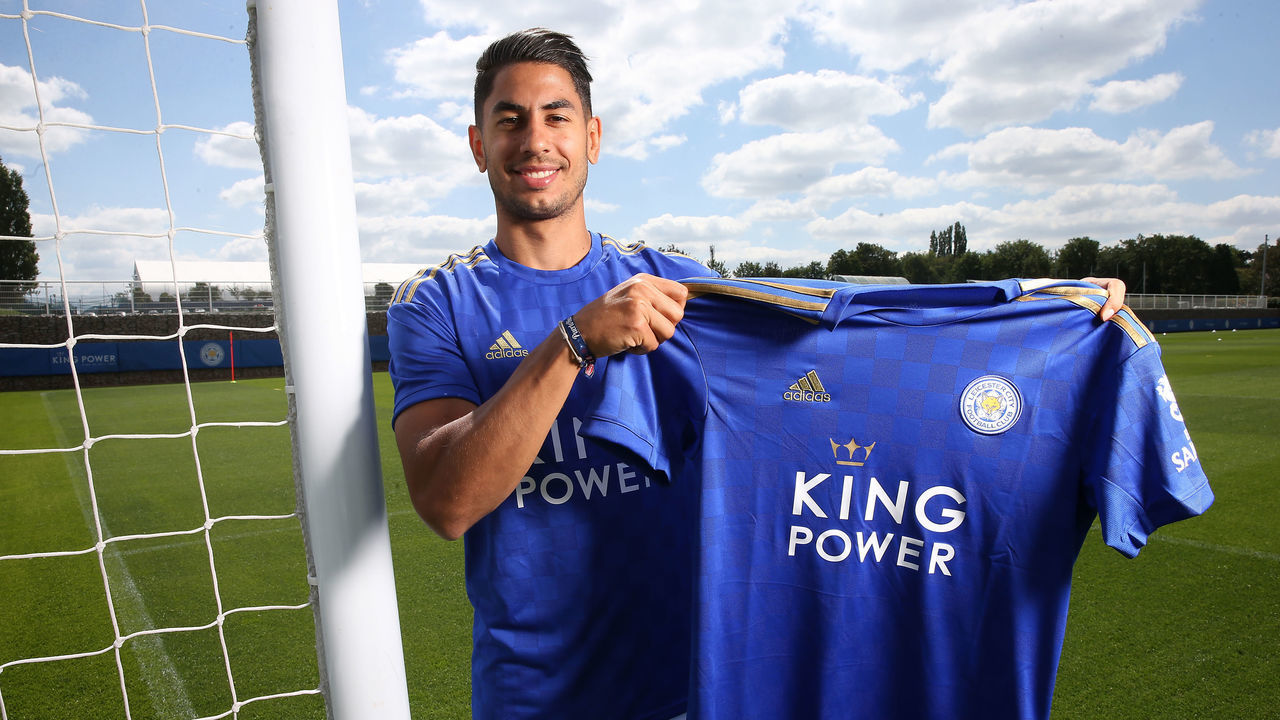 LEICESTER, ENGLAND - JULY 04: Leicester City unveil new signing Ayoze Perez at Belvoir Drive Training Complex on July 04, 2019 in Leicester, United Kingdom.