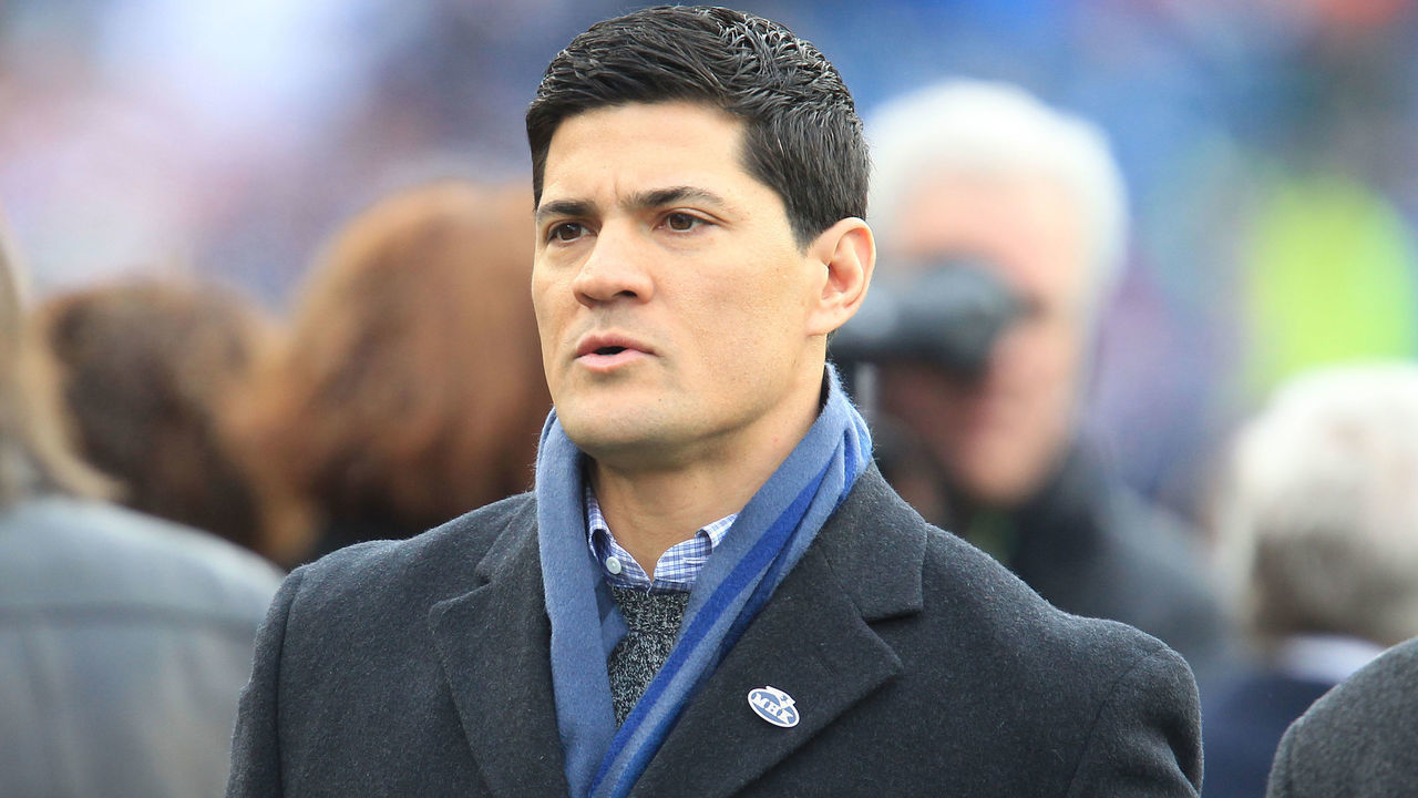 FOXBOROUGH, MA - JANUARY 22: Former New England Patriots' Tedy Bruschi on the field before the New England Patriots' play against Baltimore Ravens on Sunday, Jan. 22, 2012 at Gillette Stadium in Foxborough, Mass.