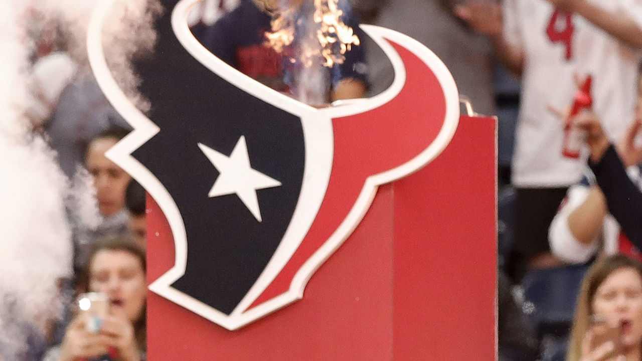 HOUSTON, TX - JANUARY 05: Deshaun Watson #4 of the Houston Texans is introduced before the game against the Indianapolis Colts during the Wild Card Round at NRG Stadium on January 5, 2019 in Houston, Texas.