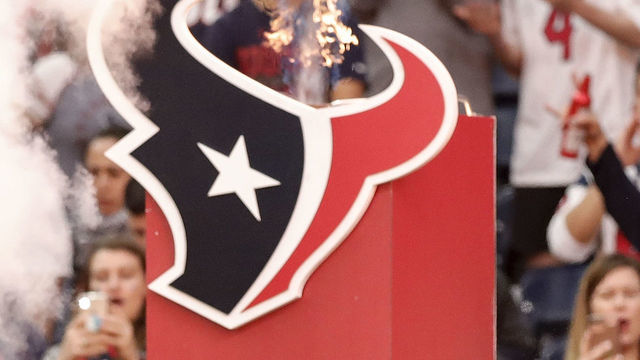 HOUSTON, TX - JANUARY 05: Deshaun Watson #4 of the Houston Texans is introduced before the game against the Indianapolis Colts during the Wild Card Round at NRG Stadium on January 5, 2019 in Houston, Texas.