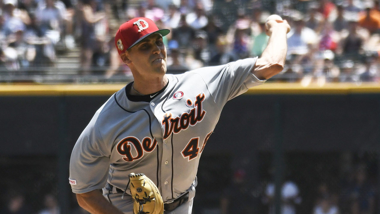 CHICAGO, ILLINOIS - JULY 04: Matthew Boyd #48 of the Detroit Tigers pitches against the Chicago White Sox during the first inning at Guaranteed Rate Field on July 04, 2019 in Chicago, Illinois.