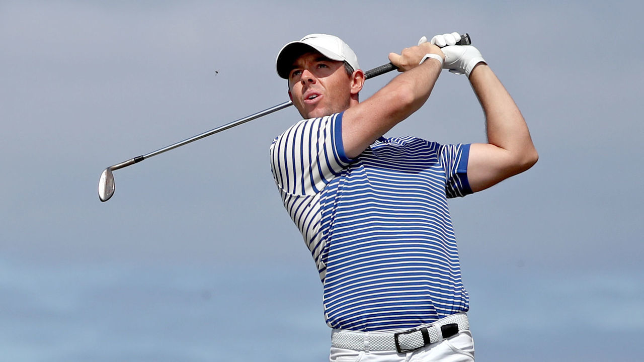 Northern Ireland's Rory McIlroy on the 7th hole during day four of the Aberdeen Standard Investments Scottish Open at The Renaissance Club, North Berwick.