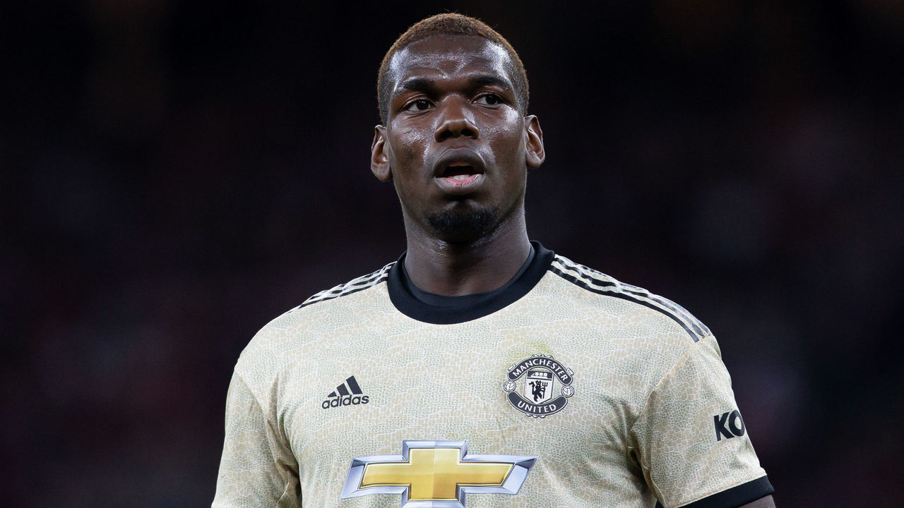 PERTH, AUSTRALIA - JULY 13: Manchester United midfielder Paul Pogba (6) during the International soccer match between Manchester United and Perth Glory on July 13, 2019 at Optus Stadium in Perth, Australia.