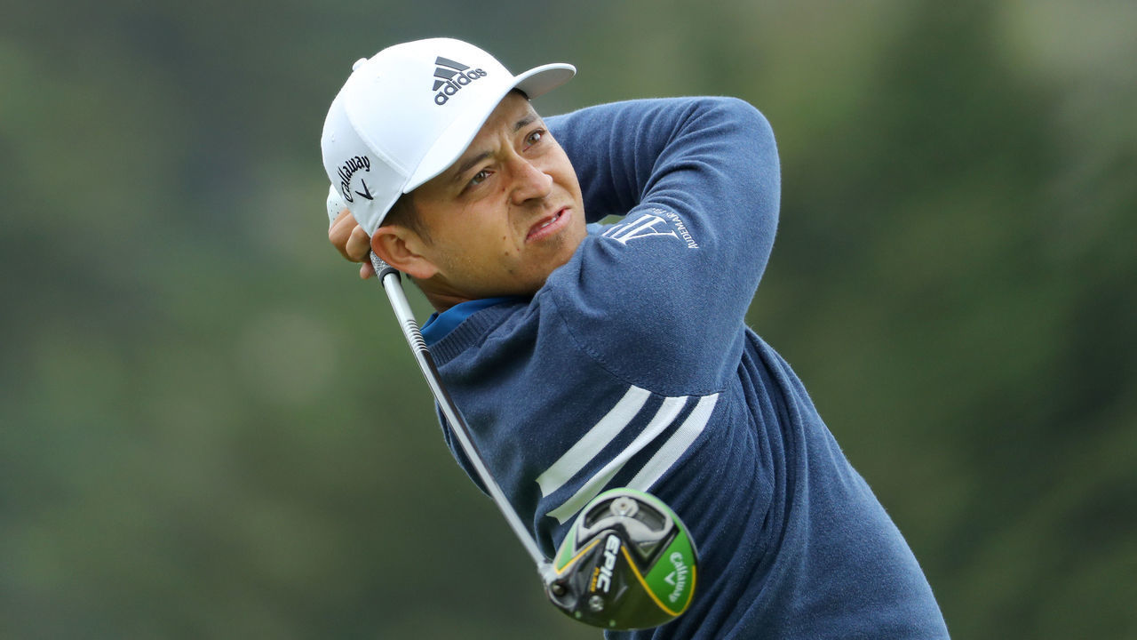 PEBBLE BEACH, CALIFORNIA - JUNE 15: Xander Schauffele of the United States plays a shot from the third tee during the third round of the 2019 U.S. Open at Pebble Beach Golf Links on June 15, 2019 in Pebble Beach, California.