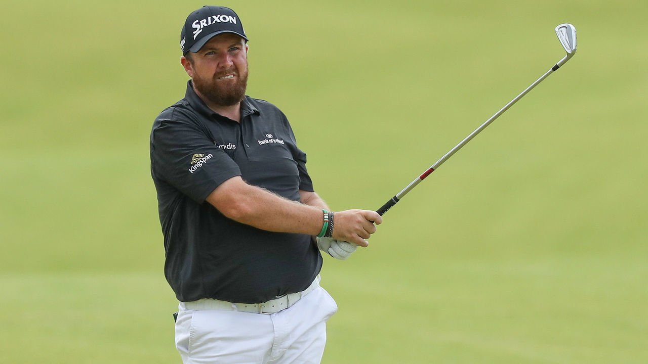 PORTRUSH, NORTHERN IRELAND - JULY 20: Shane Lowry of Ireland plays his second shot on the eighth hole during the third round of the 148th Open Championship held on the Dunluce Links at Royal Portrush Golf Club on July 20, 2019 in Portrush, United Kingdom.