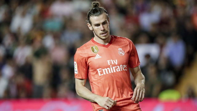, SPAIN - APRIL 28: Gareth Bale of Real Madrid during the La Liga Santander match between Rayo Vallecano v Real Madrid on April 28, 2019