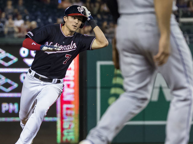 Nationals 2B Daniel Murphy out, Trea Turner close to return