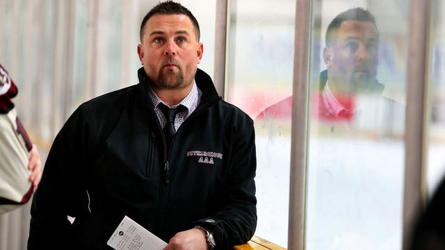 PETERBOROUGH, ON - OCTOBER 23: Former Boston Bruins player Marc Savard stands in the Evinrude Centre in Peterborough, Ontario on Oct. 23, 2016. The two-time All-Star had his professional playing career cut short by concussions and now coaches the Peterborough Evinrude Blades minor bantam AAA Petes.