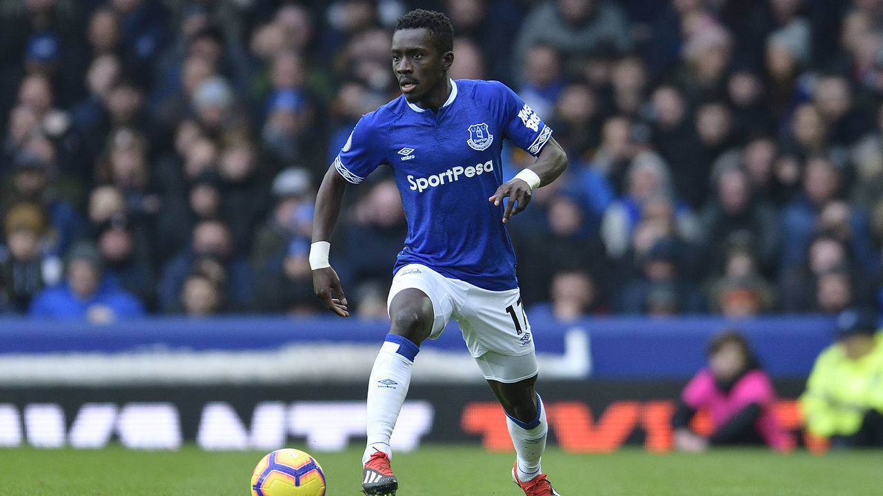 LIVERPOOL, ENGLAND - JANUARY 13: Idrissa Gueye of Everton during the Premier League match between Everton and AFC Bournemouth at Goodison Park on January 13, 2019 in Liverpool, England.